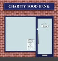 Charity food bank serving the community