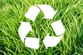 Recycle eco symbol Royalty Free Stock Photo