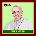 266th Catholic Pope Francis Vector