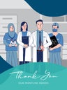 Thank you message to the medical team.