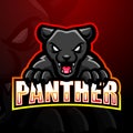 Panther mascot esport logo design