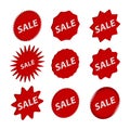 Sale Symbols Icons Product Tag Vector Bundles