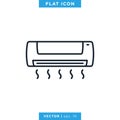 Air Conditioner Icon Vector Design Template