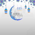 Eid Mubarak Background Square size Greeting and Wishes