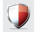 Shield icon vector illustration of the country flag of Malta