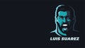 Luis Suarez Vector Art