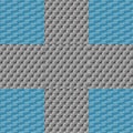 3d tiles texture blue and grey elements Royalty Free Stock Photo