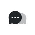 Speech Bubble Chat Talk Icon Vector Logo Template.