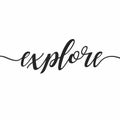 Explore motivational print wall art calligraphy typography vector design