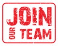 Join our team stamp