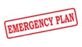 Emergency plan stamp