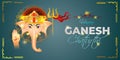 Vector illustration for lord Ganesha festival `Ganesh Chaturthi`