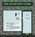 The Government store Royalty Free Stock Photo