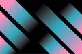 Minimal geometric background. Dynamic diagonal gradient blue, pink shapes composition.