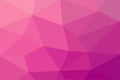 Pastel pink Polygonal Mosaic abstract background. Light Pink vector shining triangular background.