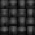 Dark black Geometric grid background Modern dark carbon texture