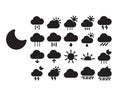Weather Solid icon 32px Royalty Free Stock Photo