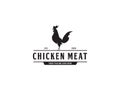 Chicken Rooster Poultry Farm Vintage Badge logo design inspiration
