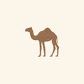 Desert Animal Camel Logo Template Royalty Free Stock Photo