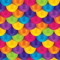 Abstract Colorful Background Template. Seamless Rainbow Pattern.