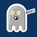 Cute Ghostie Sticker Collection 1 Royalty Free Stock Photo