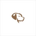 Animal Dog Logo Vector Design Template Royalty Free Stock Photo
