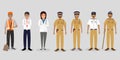 Community helpers 24x7 at your service vector Royalty Free Stock Photo