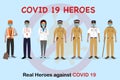 Real Heroes against COVID 19