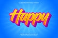 Fun and cute hppy text style