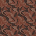 Camouflage wallpaper. camo curly waves seamless abstract background. Vector