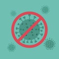 Stop virus transmission, spreading viral infection