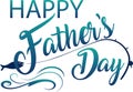 Happy Father`s Day Fishing Banner