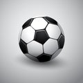 Realistic Football icon : Vector Illustration