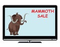 Mammoth sale TV advert