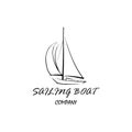 Sailing boat design hand drawings
