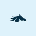 Horse logo vector design template Royalty Free Stock Photo