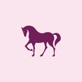 Horse logo vector design template Royalty Free Stock Photo