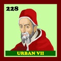 228th Rome Pope Urban VII Royalty Free Stock Photo