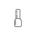 Nailpolish line icon