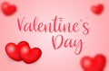 Template Design Valentines Day celebration Royalty Free Stock Photo