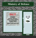 Sale at the Ministry of Defense