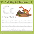 Illustrator of writing a-z dinosaur C