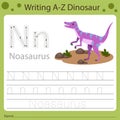 Illustrator of writing a-z dinosaur N