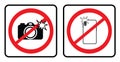 No photo sign collection