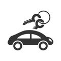 Car rental icon