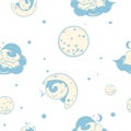 Baby pattern cartoon graphic sleep