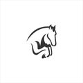 Horse logo vector design template Royalty Free Stock Photo