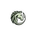 Horse logo vector design template Royalty Free Stock Photo