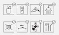 Simple Flat New Normal Preparation Icon Set