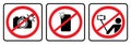 No photo sign and No selfie icon